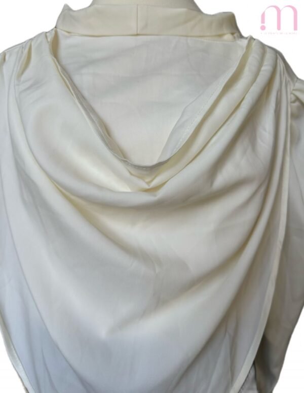 BLOUSE satinée beige - Taille M - Image 3