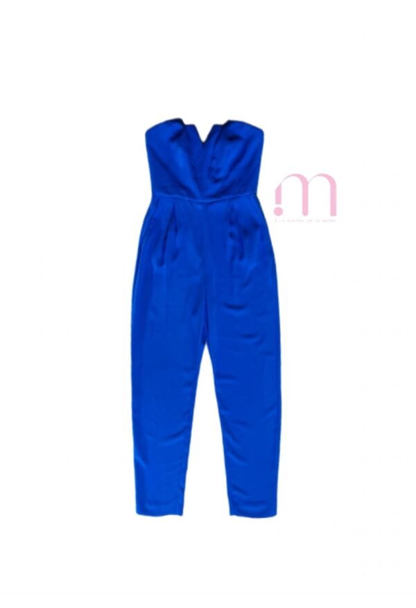 Combinaison Pantalon Bleu électrique - Bustier chic - Taille 36/38