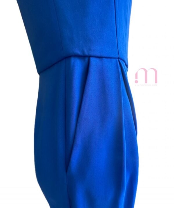 Combinaison Pantalon Bleu électrique - Bustier chic - Taille 36/38 - Image 4