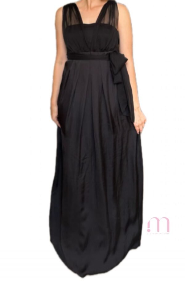 Robe Longue Noire chic - Taille 36/38 - S/M - Image 3