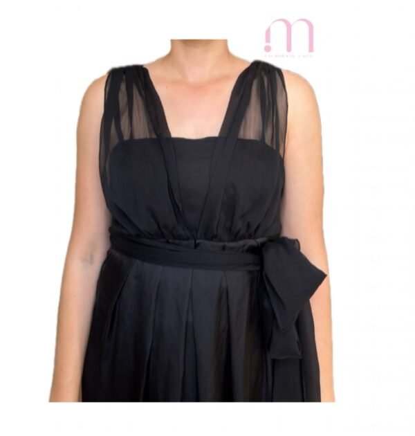 Robe Longue Noire chic - Taille 36/38 - S/M - Image 2