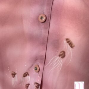 Alternative view of Chemise poésie Aquatique rosée- Taille S