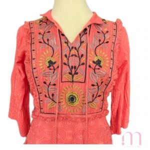 Alternative view of Robe Rose Corail - Taille S