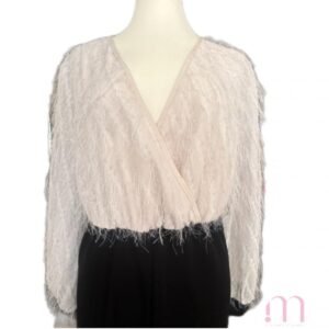 Alternative view of Combinaison Pantalon Noir et Blanc - Chic - Taille M/38