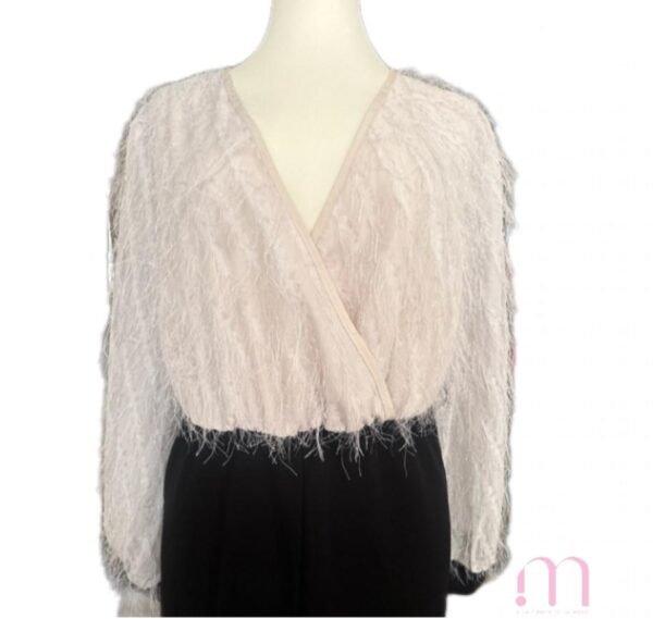 Combinaison Pantalon Noir et Blanc - Chic - Taille M/38 - Image 2