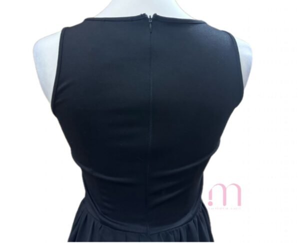 Robe Longue Noire JENNYFER - Taille FR36/S - Image 3