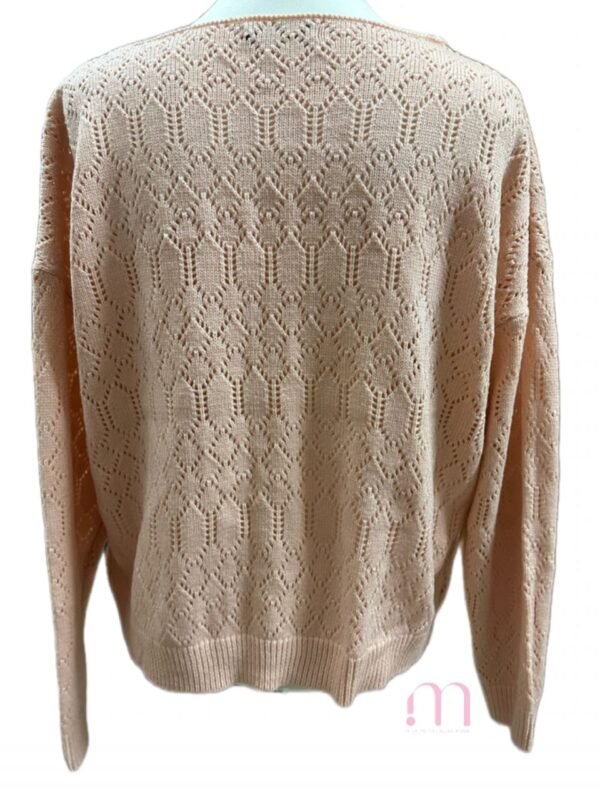 PULL Rose Saumon - Taille S/M - Image 3