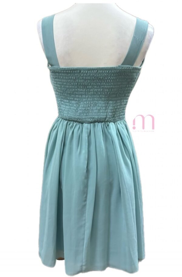 Robe turquoise clair sans manches – Taille 38/M - Image 4