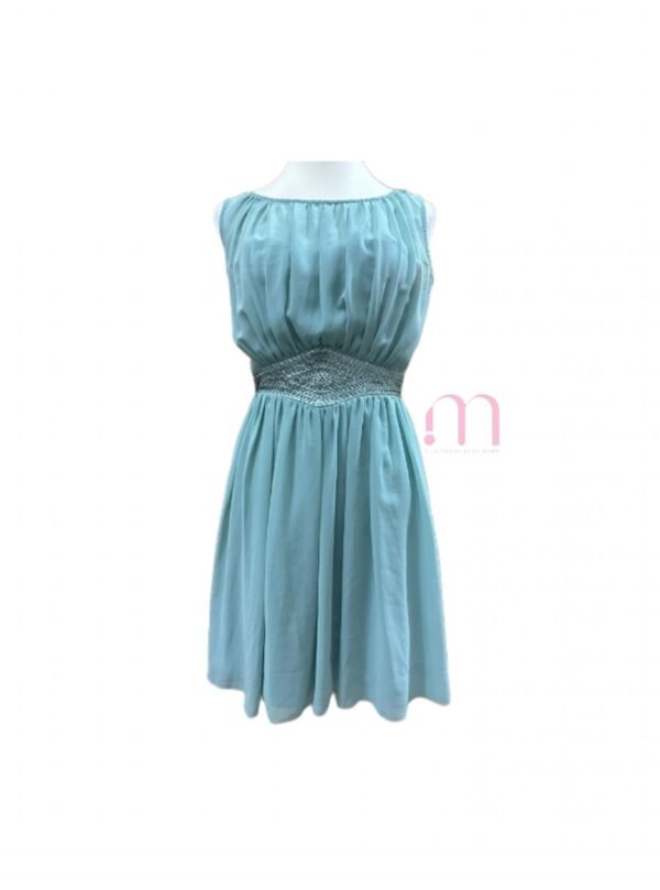Robe turquoise clair sans manches – Taille 38/M