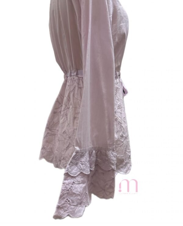 Chemisier rose clair - Morgane – Taille 36/S - Image 2