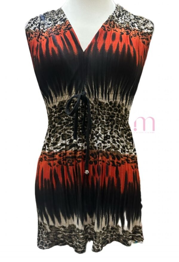 Top sans manches avec imprimé Léopard -Taille XS/S - Image 4