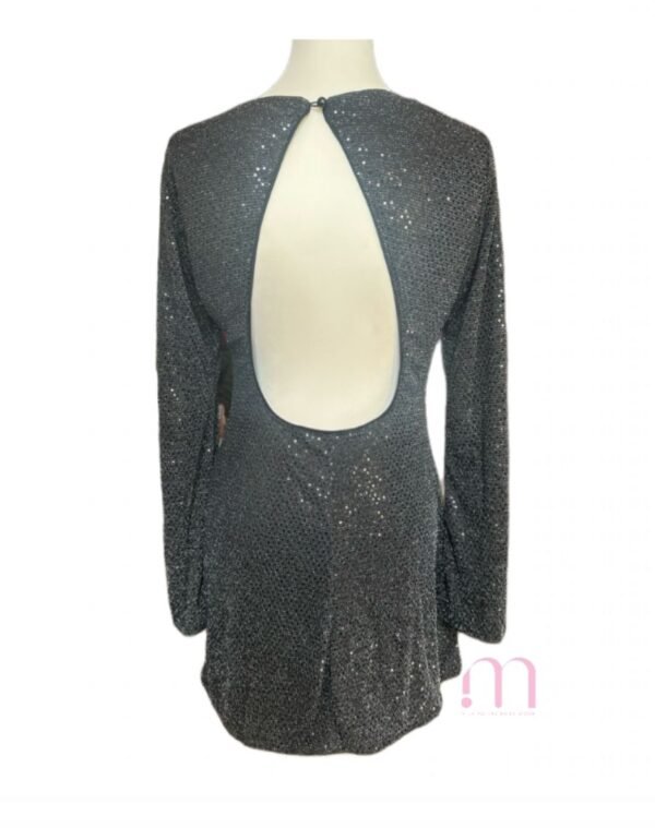 Robe de soirée noire à paillettes – Taille 40/42 – Neuve avec étiquette - Image 2