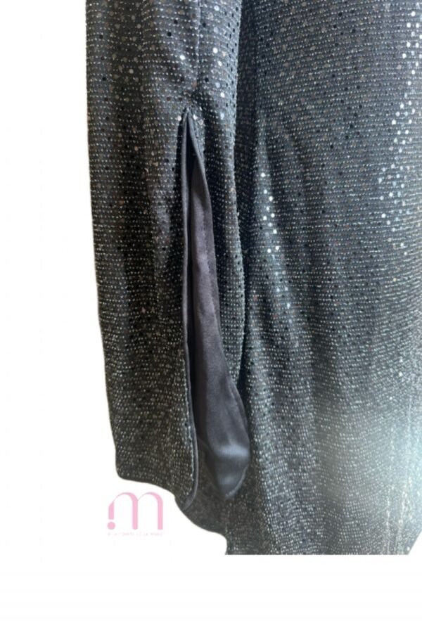 Robe de soirée noire à paillettes – Taille 40/42 – Neuve avec étiquette - Image 4