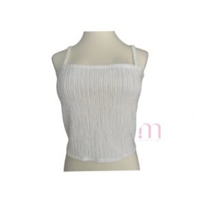 Top blanc à fines bretelles – Taille M