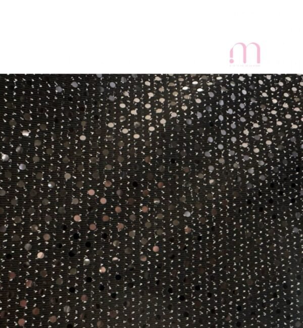 Robe de soirée noire à paillettes – Taille 40/42 – Neuve avec étiquette - Image 3