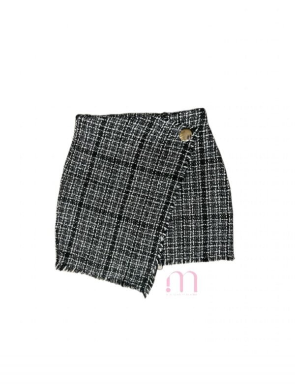 Mini Jupe croisée Noir & Blanc - Taille XS/S
