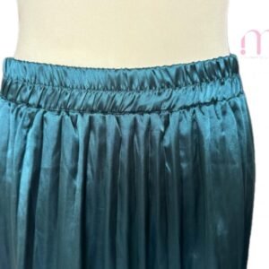 Alternative view of Jupe vert Accordéon - Taille S/M