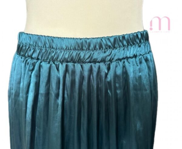 Jupe vert Accordéon - Taille S/M - Image 2