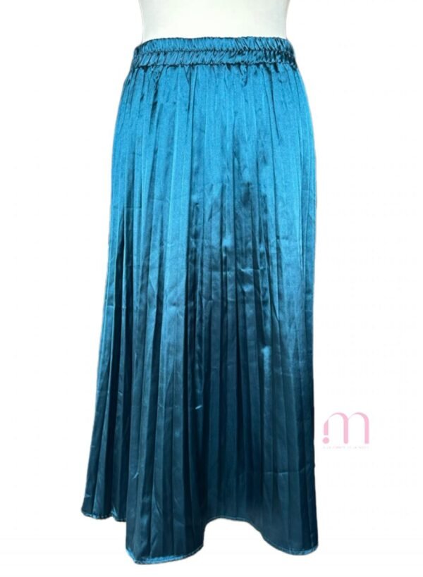 Jupe vert Accordéon - Taille S/M - Image 3