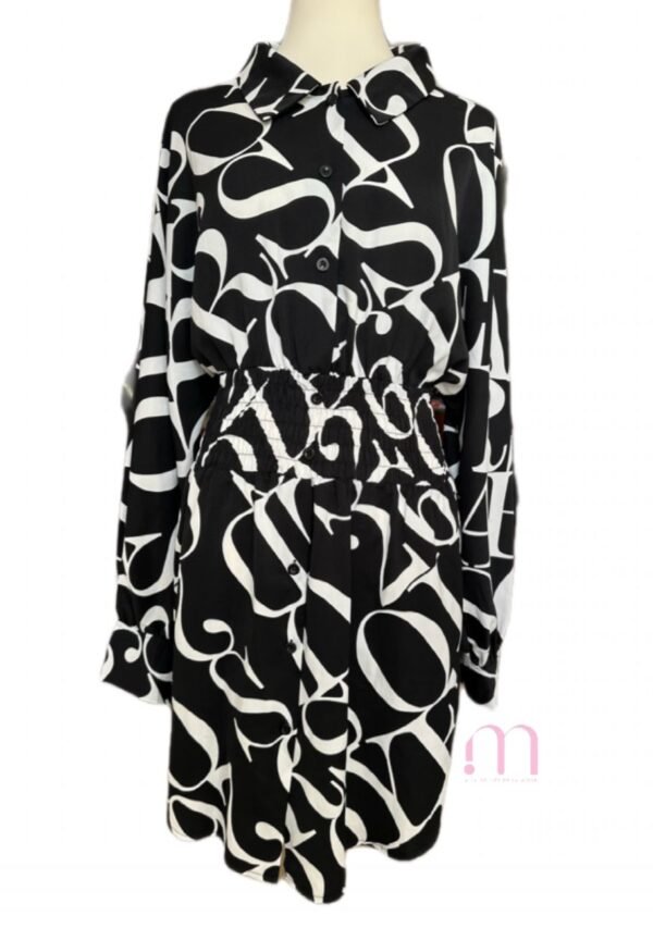 ROBE chemise Lettres - Taille L/XL - Image 4