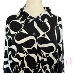 Alternative view of ROBE chemise Lettres - Taille L/XL