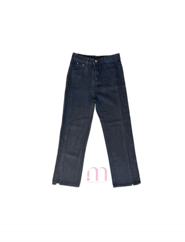 Jeans Noir avec Fente - Taille S