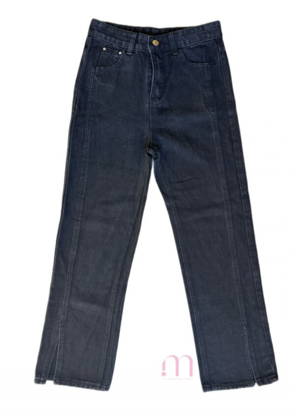 Jeans Noir avec Fente - Taille S - Image 3