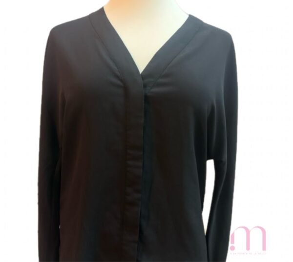 Blouse Noire Fluide - MANGO - Taille XS - Image 2