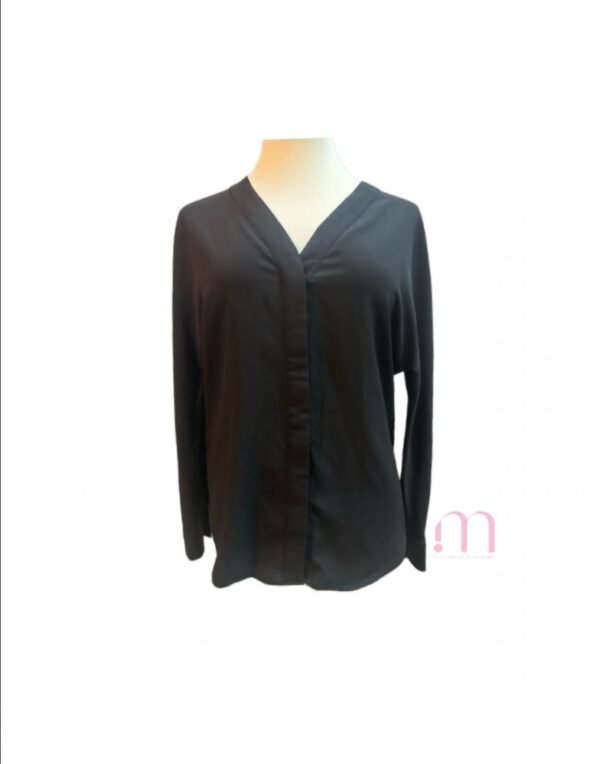 Blouse Noire Fluide - MANGO - Taille XS