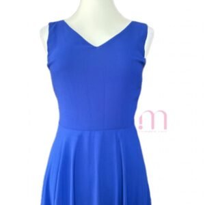 Alternative view of Robe Elégante Bleue - Taille S