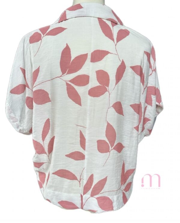 Chemise légère à imprimé feuillage – Taille L/XL - Image 4