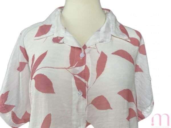 Chemise légère à imprimé feuillage – Taille L/XL - Image 3