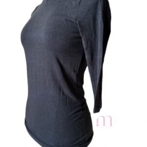 Alternative view of Tee-shirt manche 3/4 Noir - Taille S