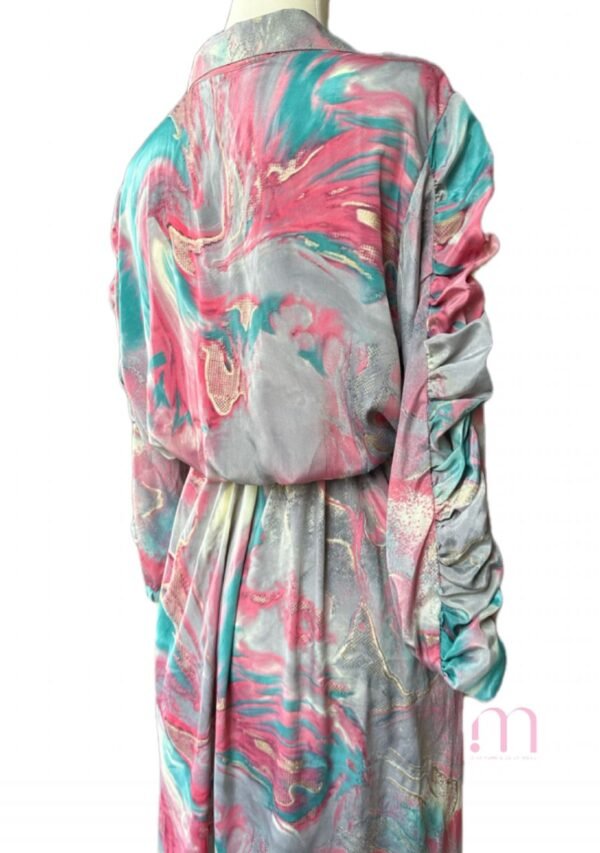 Robe fluide imprimé pinceau - Taille XL - Image 5