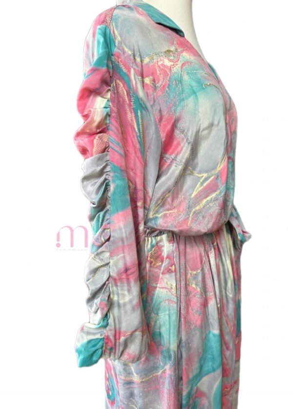 Robe fluide imprimé pinceau - Taille XL - Image 2