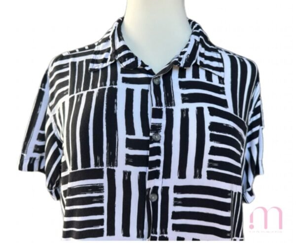 Chemise Blanche et Noire - Mixte - Taille EURS