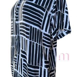 Alternative view of Chemise Blanche et Noire - Mixte - Taille EURS