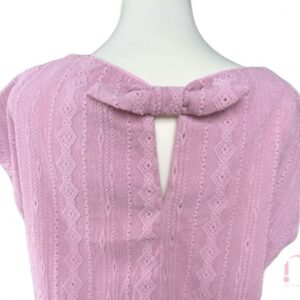 Alternative view of Blouse Rose à Broderie - Taille M/L