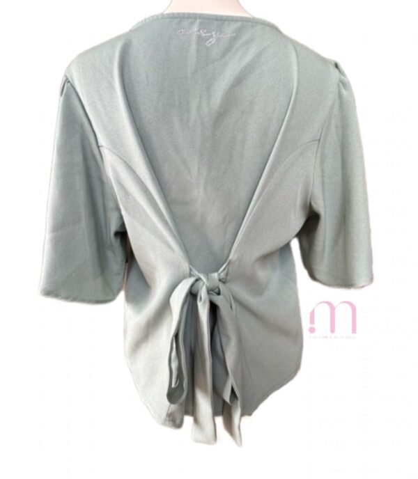 Blouse fluide turquoise - Taille XL - Image 3