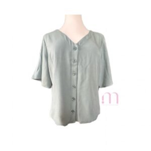 Blouse fluide turquoise - Taille XL
