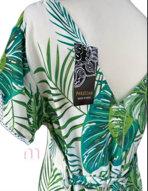 Robe Longue à Feuillages - Taille XL - Image 2