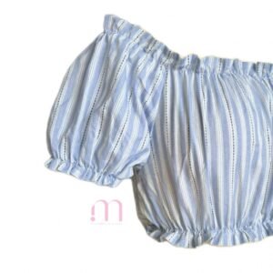 Top court - Bleu - Taille S