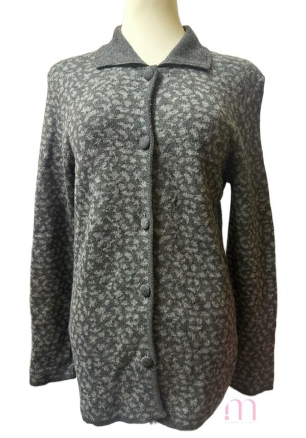 Gilet Gris Foncé à Col Chemise – Taille S/M - Image 4