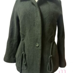 Alternative view of Manteau Kaki Foncé – Coupe Ajustable et Élégante - Taille S