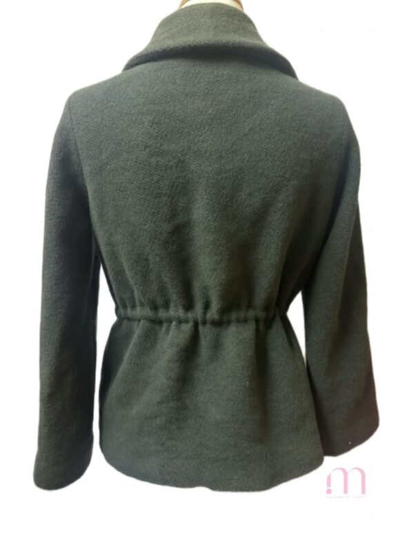 Manteau Kaki Foncé – Coupe Ajustable et Élégante - Taille S - Image 3