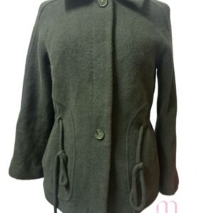 Manteau Kaki Foncé – Coupe Ajustable et Élégante - Taille S