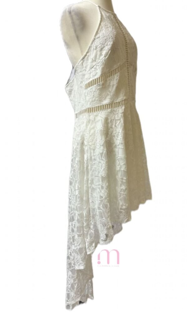 Robe Blanche à Dentelle - NEUVE – Taille L - Image 2