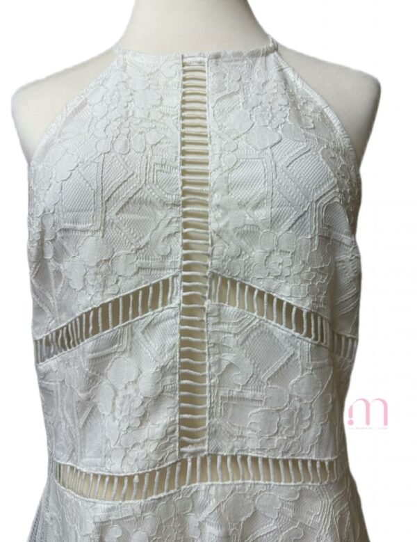 Robe Blanche à Dentelle - NEUVE – Taille L