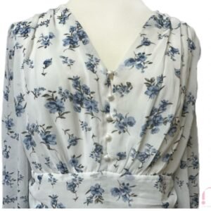 Robe mi-longue à manches longues – Taille M/L