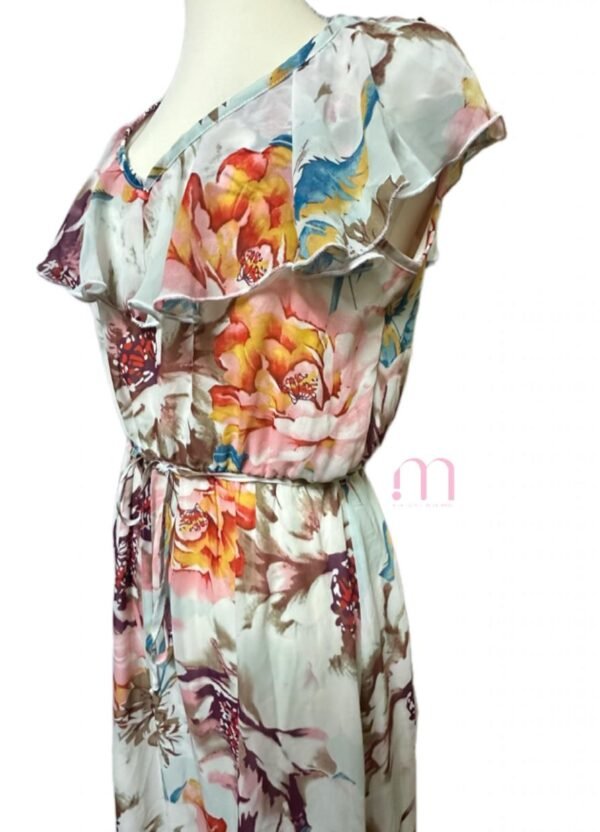 Robe Longue à Fleurs - Taille S - Image 2